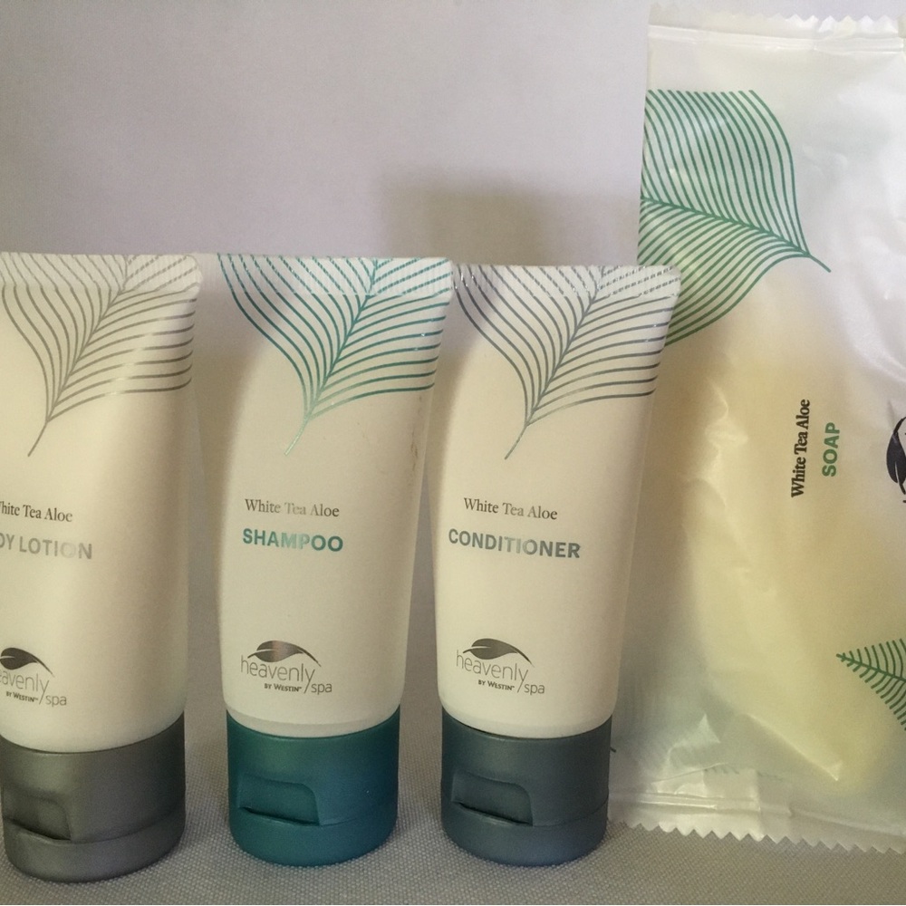 Heavenly Spa White Tea Aloe 4 piece travel bundle